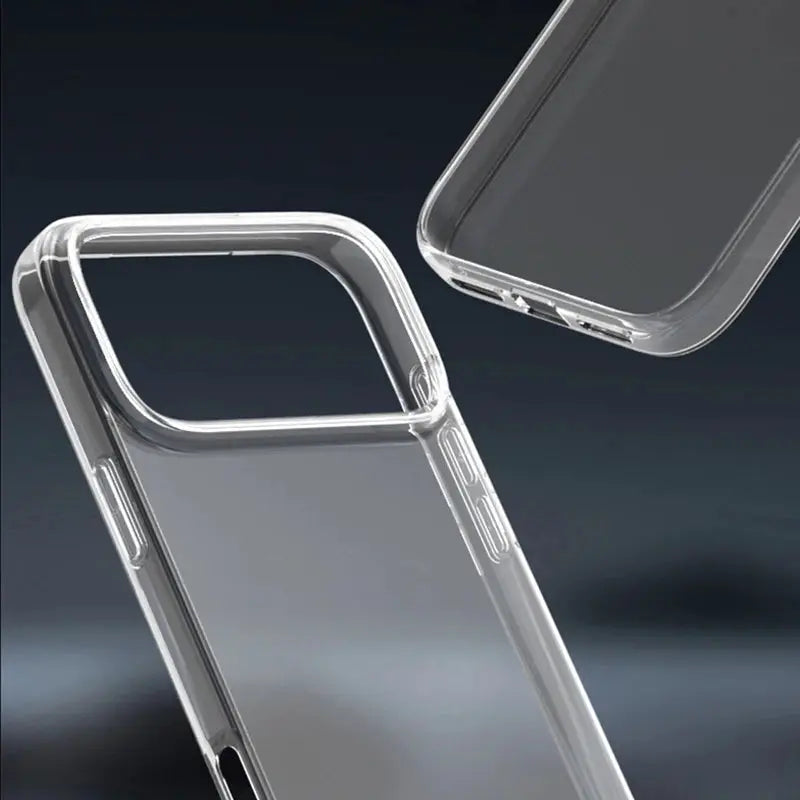 2-pack clear iPhone cases with shockproof protection