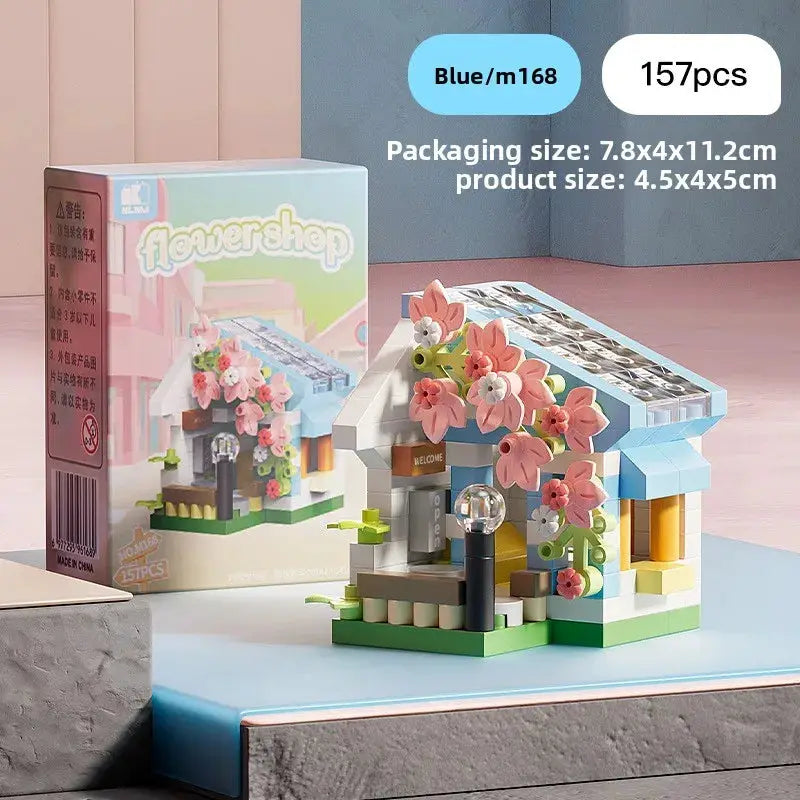 Christmas Micro Building Block Set Santa Claus and Reindeer Puzzle Table Decor for Kids and Adults