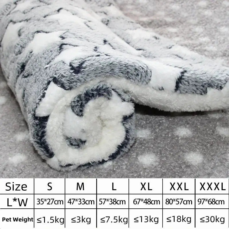 Thick Flannel Pet Mat Bed For Dogs And Cats Soft Sleeping Mat Blanket For Puppies And Kittens