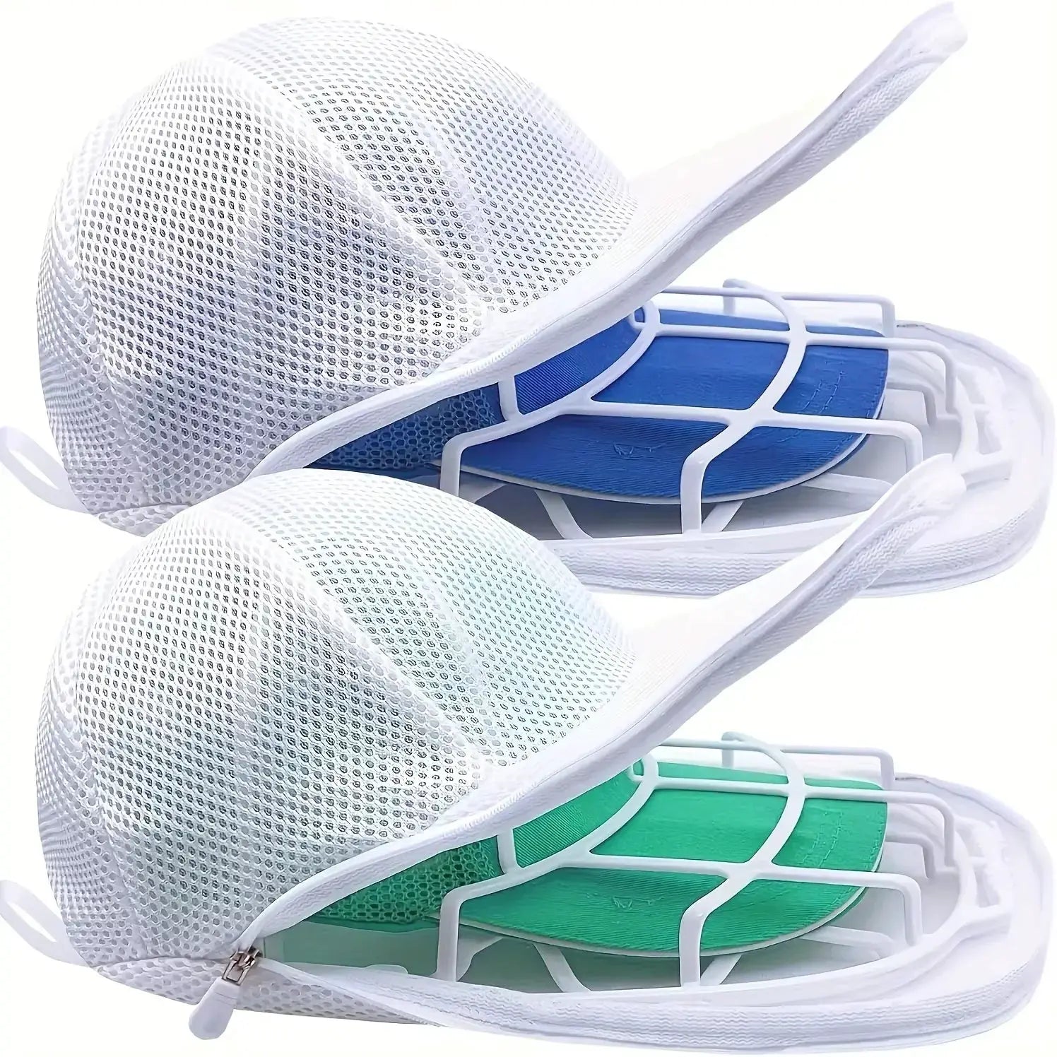 Hat Cleaning Cage For Washing Machines With Mesh Bag Hat Cleaner For Machine Washing And Shape Preservation
