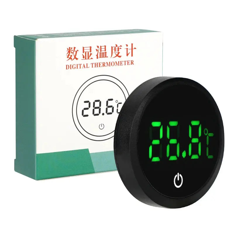 Self Adhesive LCD Digital Aquarium Thermometer For Fish Tank And Terrarium With Large Screen Temperature Meter Wireless