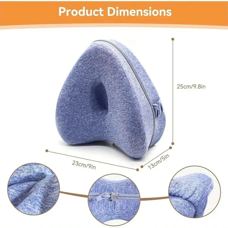 Memory Foam Leg Knee Support Pillow For Side Sleepers Orthopedic Sciatica Relief Back Hip Bed Sofa