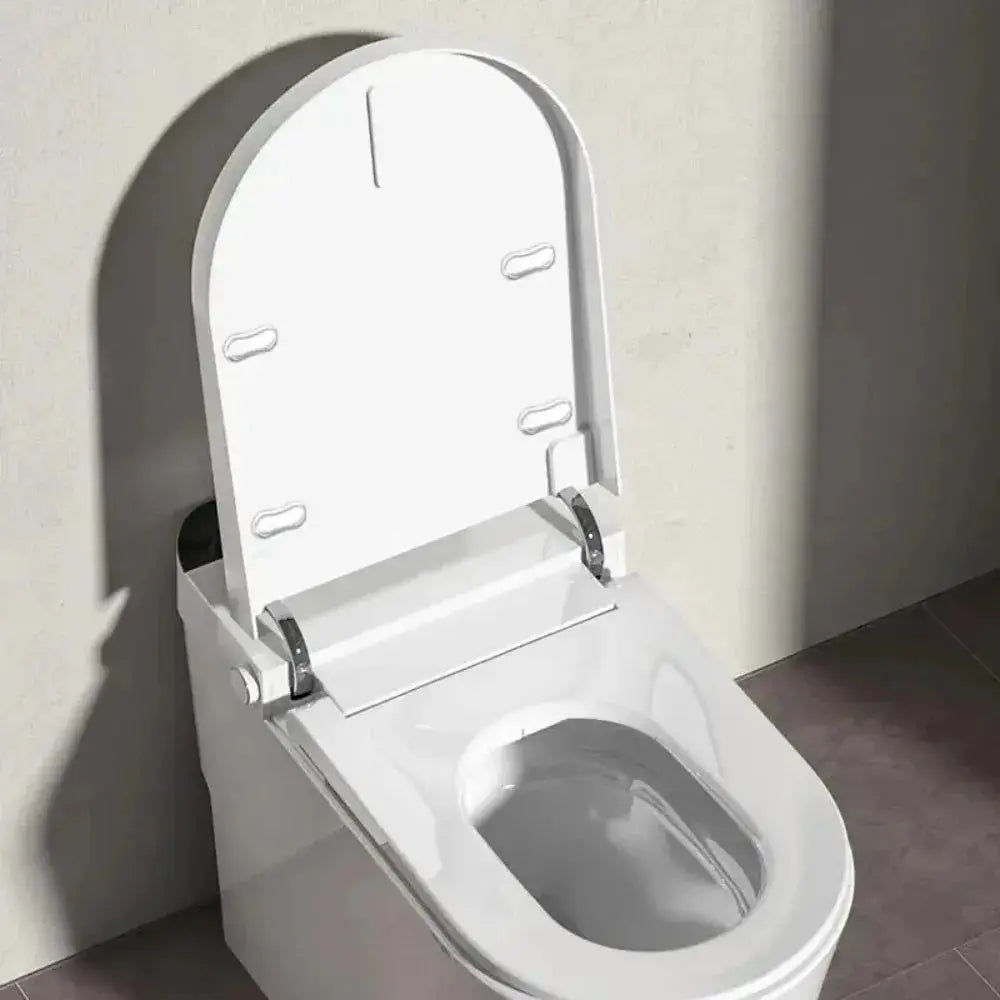 Simples Market 5pcs silicone toilet seat bumpers with strong adhesive, shockproof lid pads