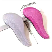 Smoothing brush by Simples Market, pink wig care tool for natural, wet & dry hair