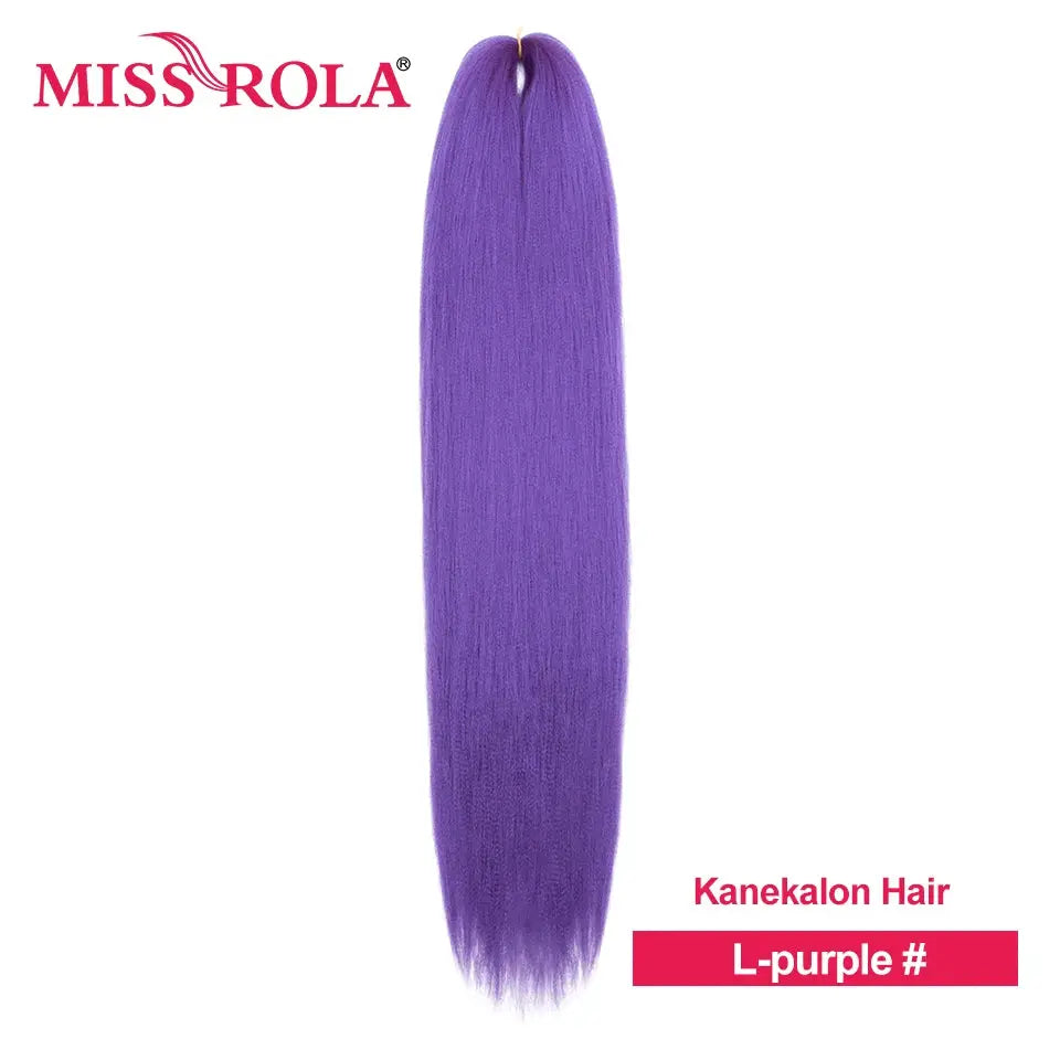 Miss Rola Kanekalon EZ Twist jumbo braiding hair, L-purple color, synthetic bundle