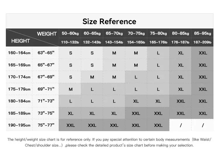 Maden Hooded Down Jacket by Simples Market - men's black parka size reference chart.