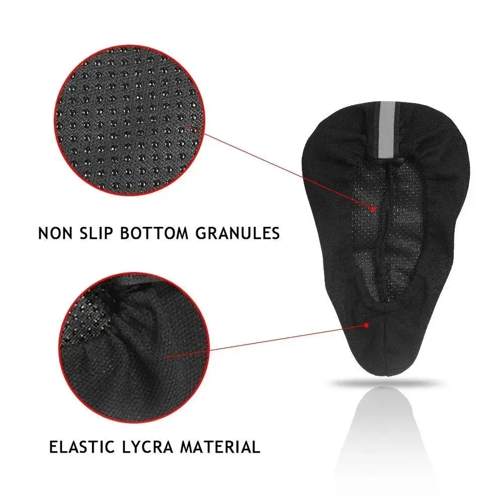 2025 Bicycle Saddle 3D Soft Seat Cover for MTB Mountain Bikes Thickened Sponge Pad Outdoor Breathable Cushion