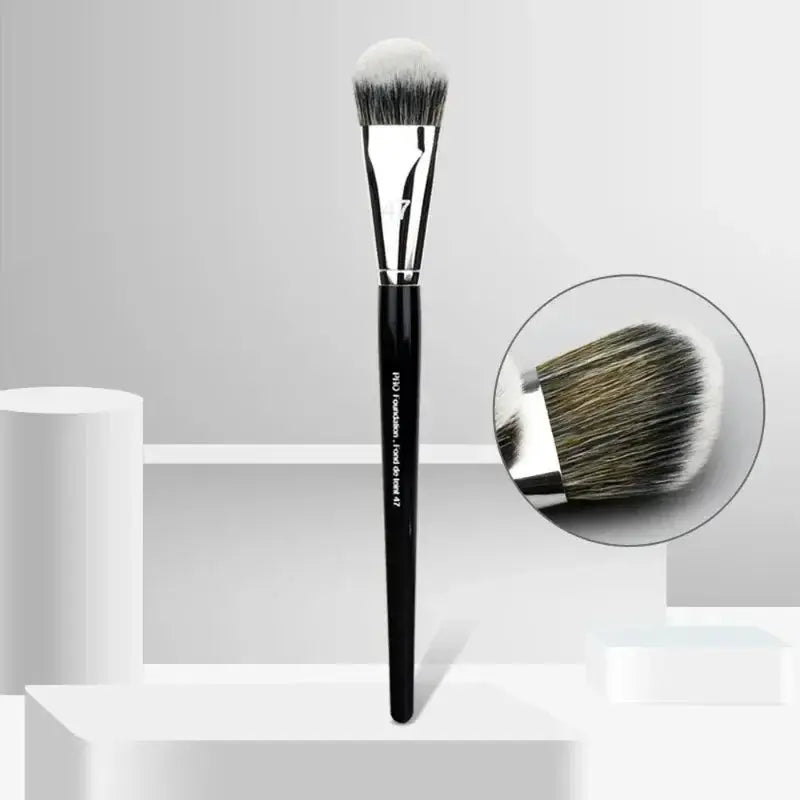 ProBeauty Foundation Brush 47 Brush Head Soft Wool Bristles For Flawless Streak Free Liquid Foundation Application