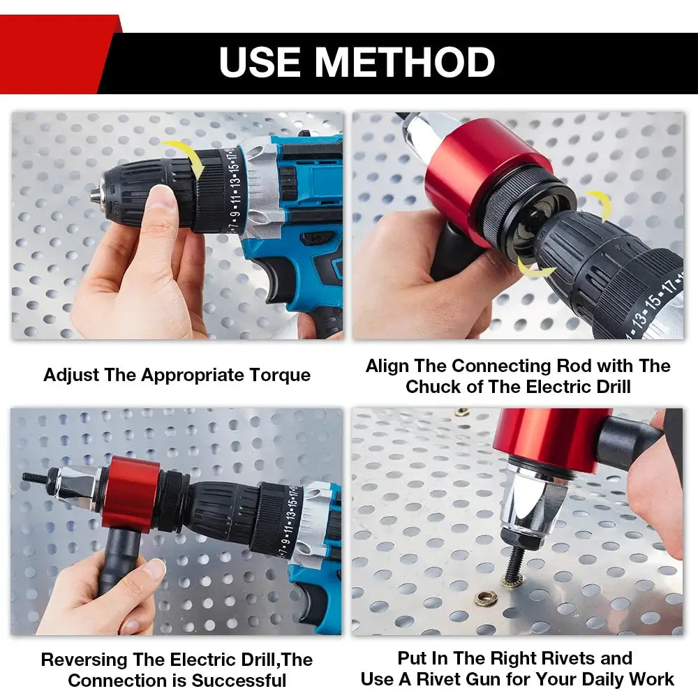 Electric Rivet Nut Gun M3 M4 M5 M6 M8 Industrial Grade Nut Riveting Tool For Fast Reliable Repairs