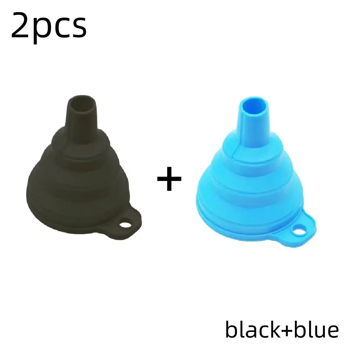 Mini Foldable Silicone Funnel Collapsible Portable Fuel Hopper Oil Beer Kitchen Accessories