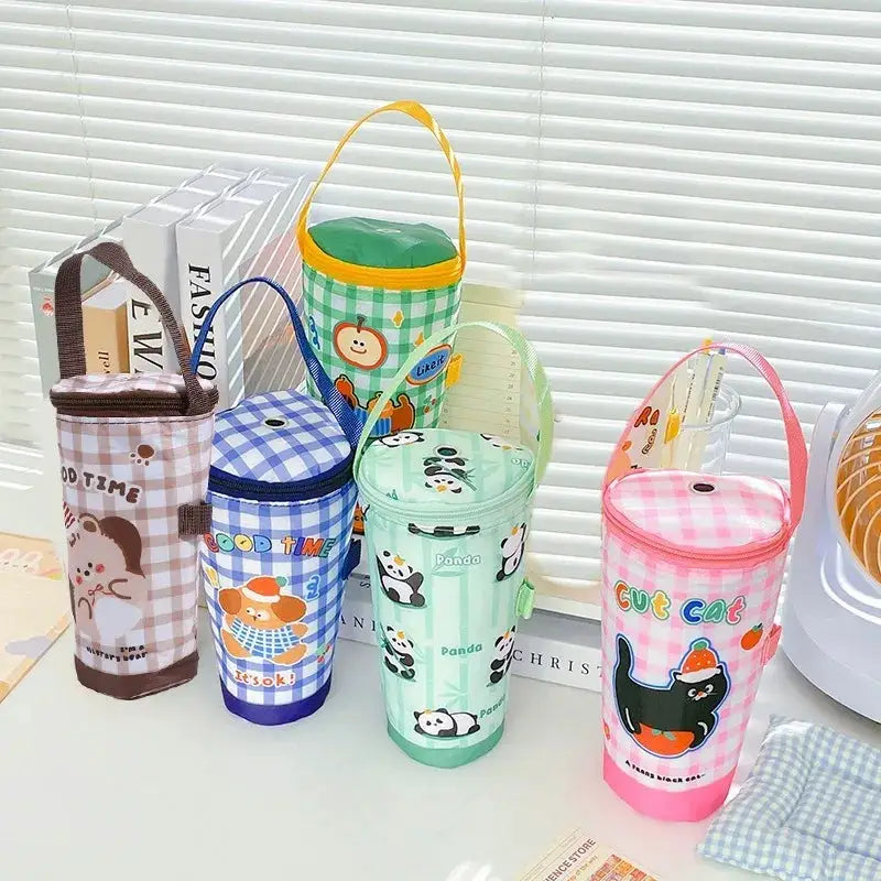SipSaver Portable Milk Tea Tote Bag Insulated Keeps Drinks Hot On The Go With Durable Oxford Cloth