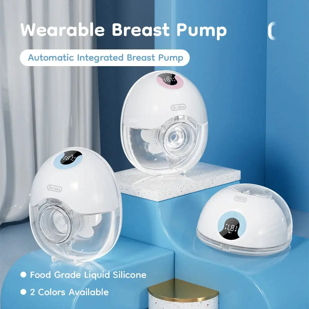 Wearable Breast Pump Hands Free Electric Milk Collector With LED Display 4 Modes 36 Levels Lightweight Comfort