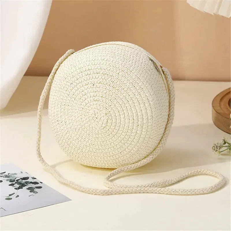 Handwoven Straw Womens Shoulder Bag Crossbody With Lock Closure For Secure Everyday Style