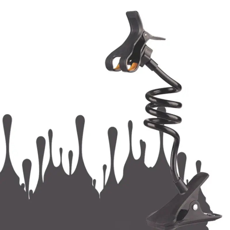 Universal Mobile Phone Holder With Flexible Gooseneck Clip For Bed Desktop Mounts And Hands Free Viewing