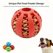 Nontoxic Bite Resistant Dog Ball Toy For Dogs And Cats Treat Dispenser Chew Toy Dental Cleaning Ball