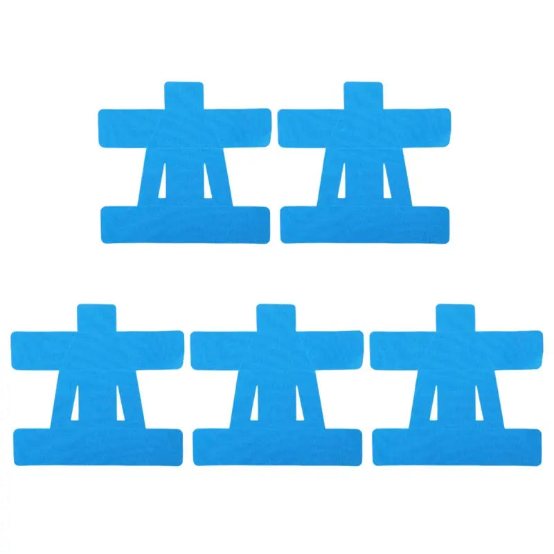 Kinesiology tape precut shoulder pieces in blue, 6-pack by Simples Market