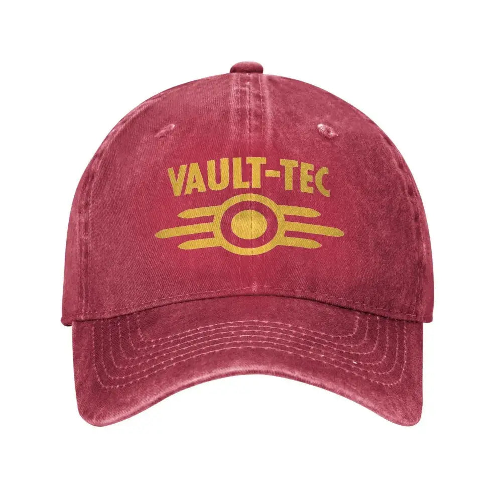 Vault Tec Logo Fallout Game Sun Baseball Cap Unisex Teens Hip Hop Style Summer Trendy Tennis Skate Hat Hot Sale