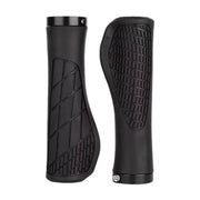 MTB Bike Handlebar Grips Anti Skid Comfortable Soft Rubber Lockable Pair For Mountain Cycling