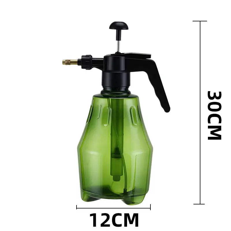 Simples Market 1.5L green plastic spray bottle with black trigger sprayer for car wash and home gardening