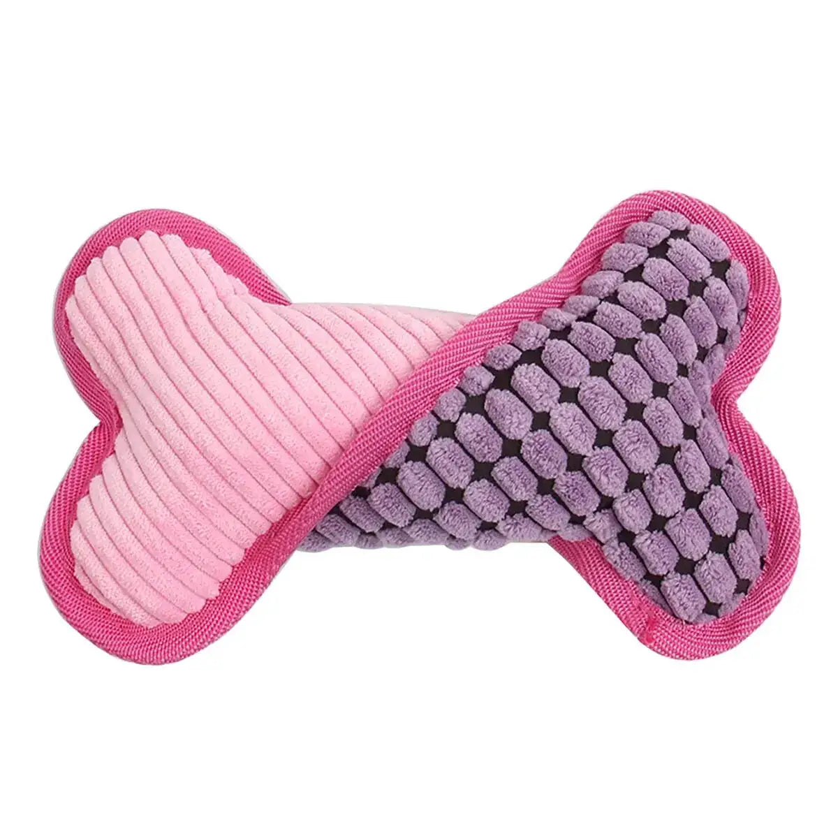 Plush Squeaky Bones Dog Toys For All Sizes, Stuffed Chew Toy Gifts For Puppies And Adult Dogs