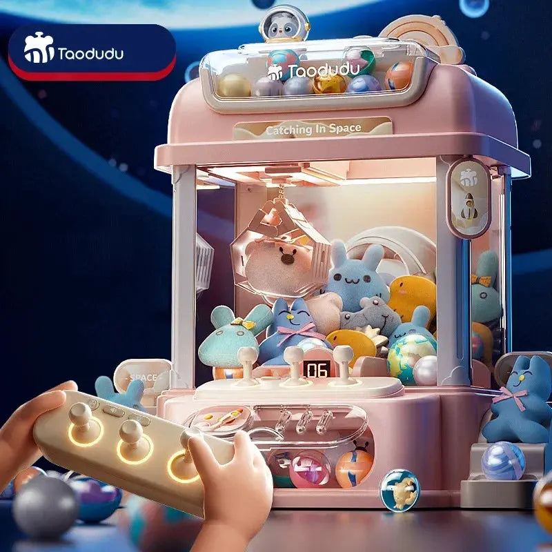Big Size DIY Doll Machine Coin Operated Mini Claw Crane Game For Kids And Adults Home Arcade Gift