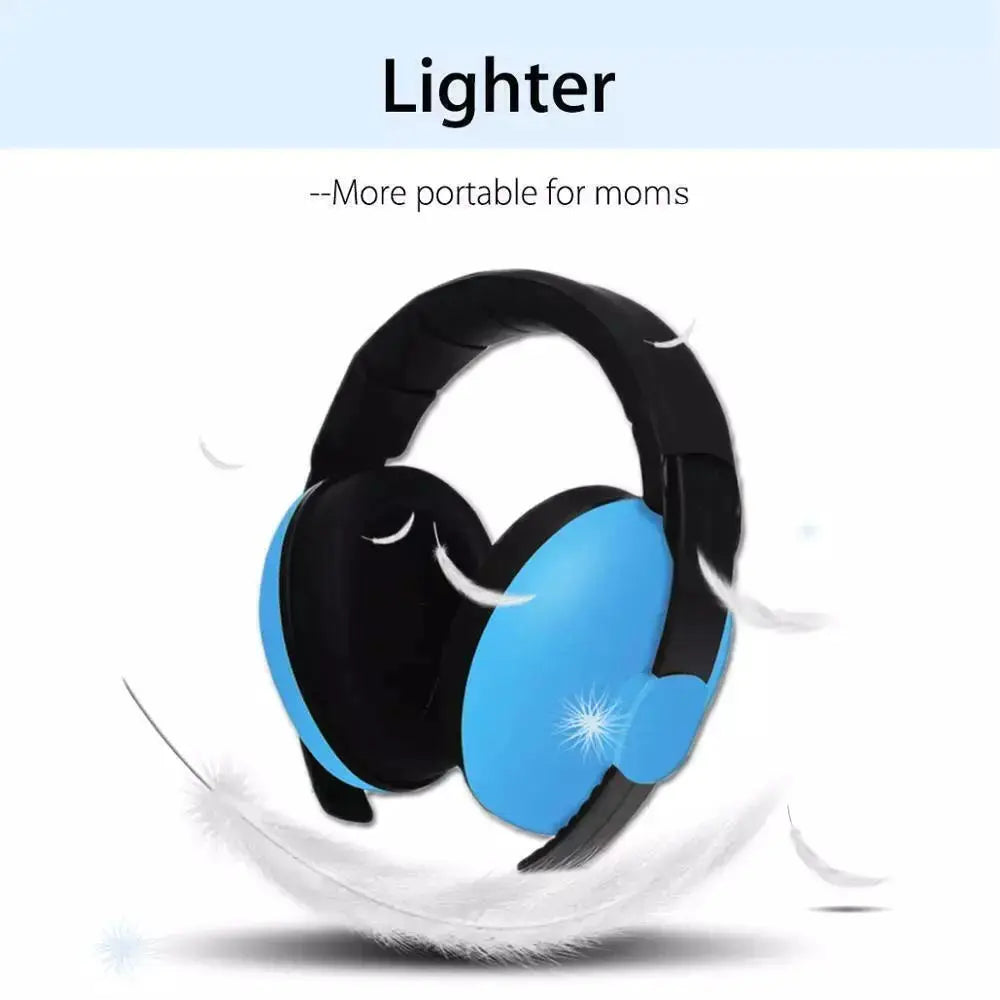 Baby Ear Protection Noise Cancelling Headphones 2 in 1 Convertible Design Earmuffs for Infants Sleep Aid