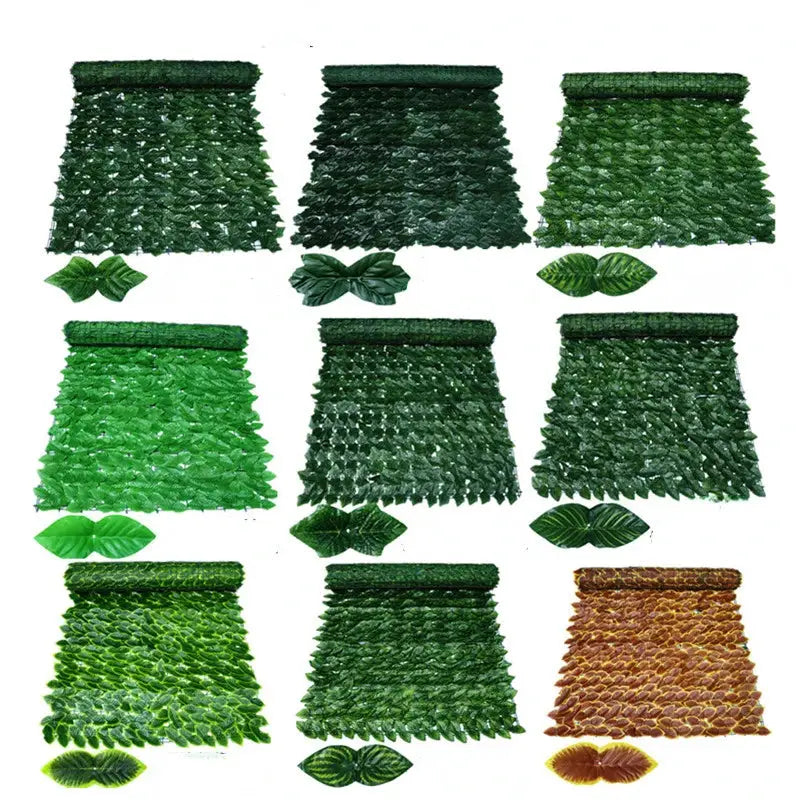 Artificial Ivy Hedge Fence Board for Outdoor Garden and Balcony Privacy Fence Decoration
