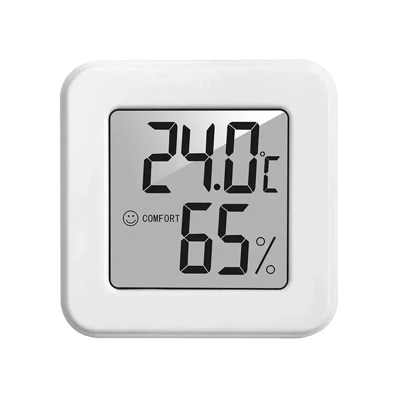 HomeTech Indoor Mini Temperature Humidity Meter Portable Digital Display Real Time Readings