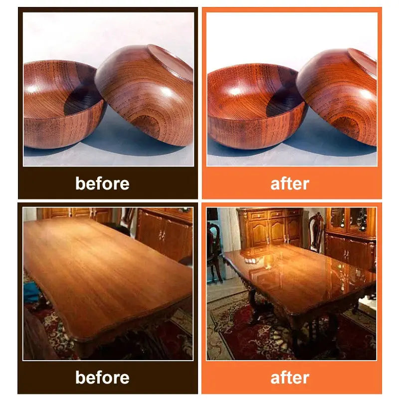 Wood Wax Oil for Furniture and Cutting Boards, Waterproof Wood Maintenance Oil for Polishing and Brightening