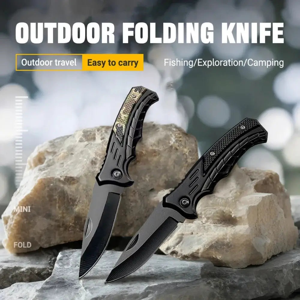 Stainless Steel Folding Fillet Knife For Fishing And Camping With Easy Carry PP Handle