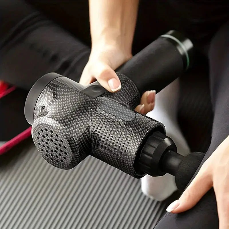 FlexPro 30 Level Massage Gun Fascia Relief Deep Muscle Neck Body Massager With Noise Reduction