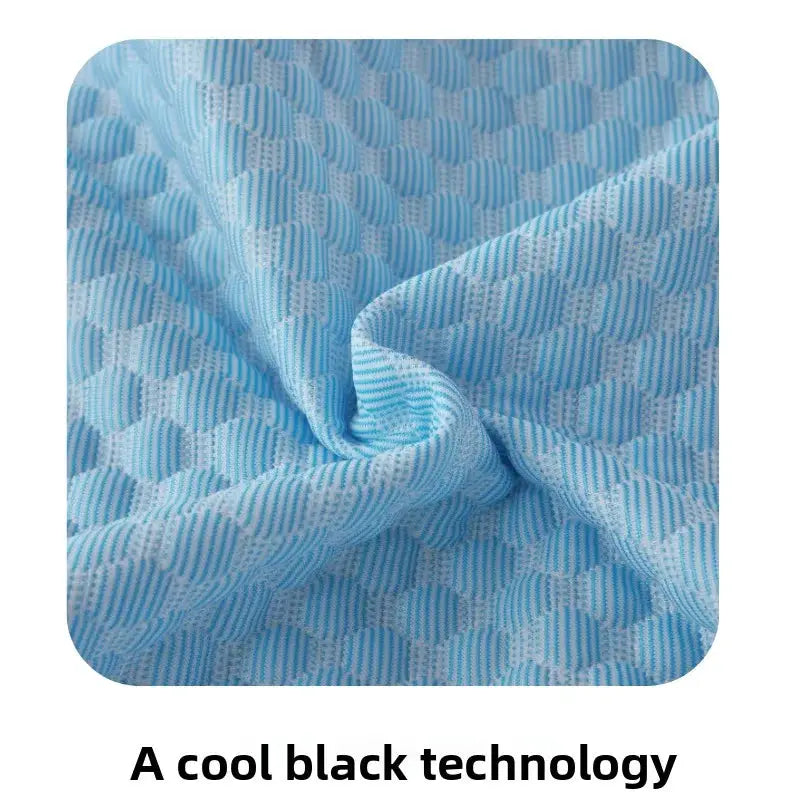 Summer Cool Bean Pillowcase by Simples Market, blue breathable fabric, 48x74 cm