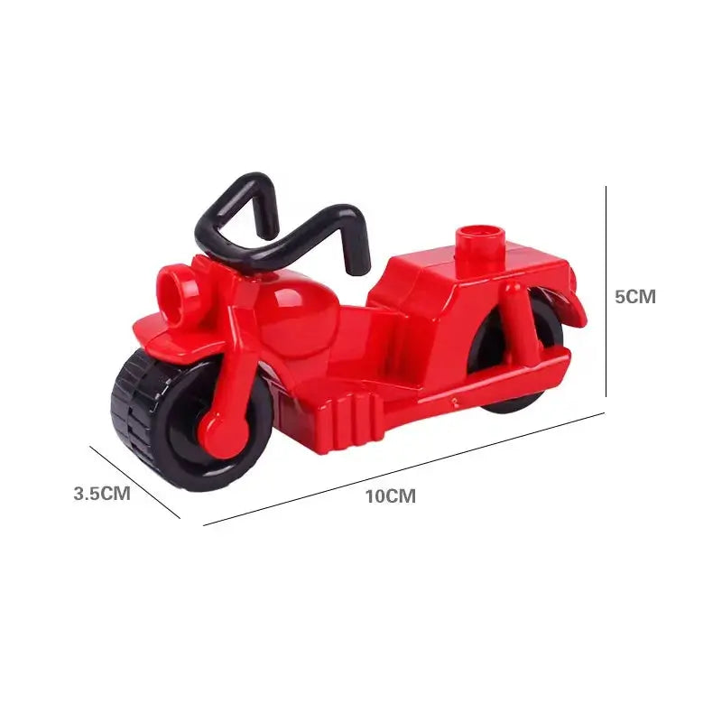 Big Building Blocks Accessories Compatible With Large Bricks Educational Toy Set For Kids Trucks Cars City Traffic