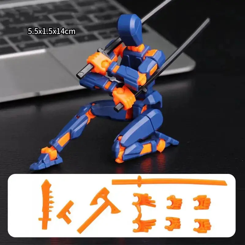 T13 3D Printed Movable Multi Jointed Action Figure Set Lucky 13 Nova 13 Collectible Figures