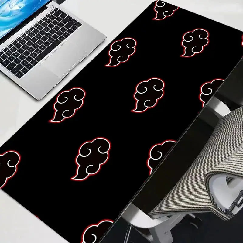 Akatsuki Naruto Mouse Pad Desk Mat for Gaming with Premium Rubber Base Large Keyboard and Mouse Pad