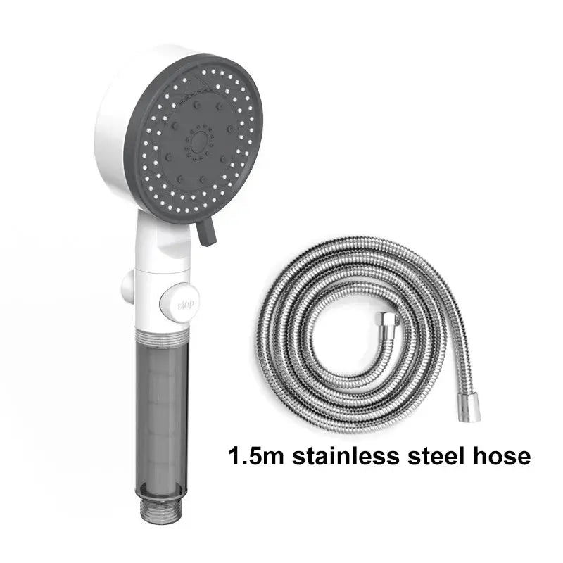 Doco Lab 8 Mode Adjustable High Pressure Shower Head With Water Filter