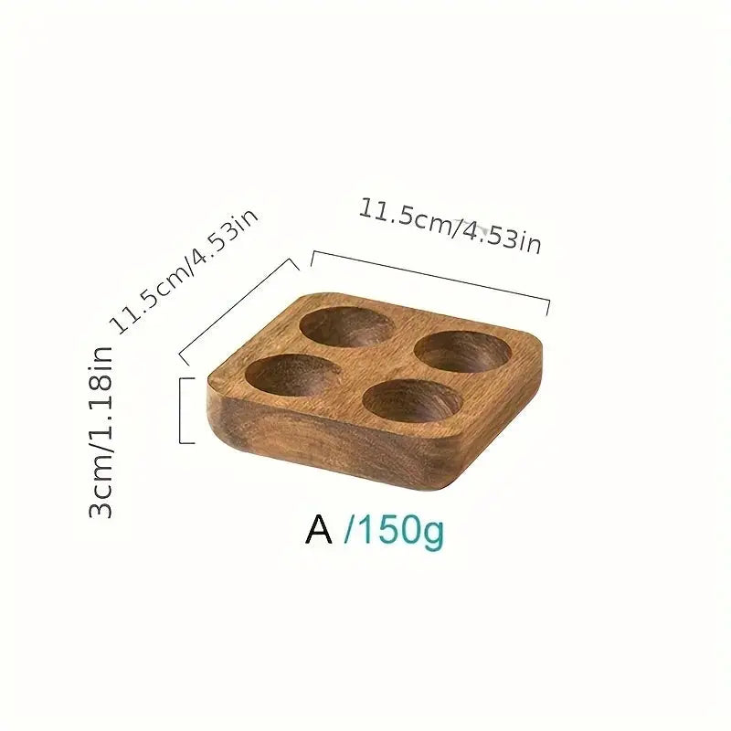 Kemorela Modern Wooden Egg Storage Box With Multi Compartment Kitchen Organizer For Fresh Eggs