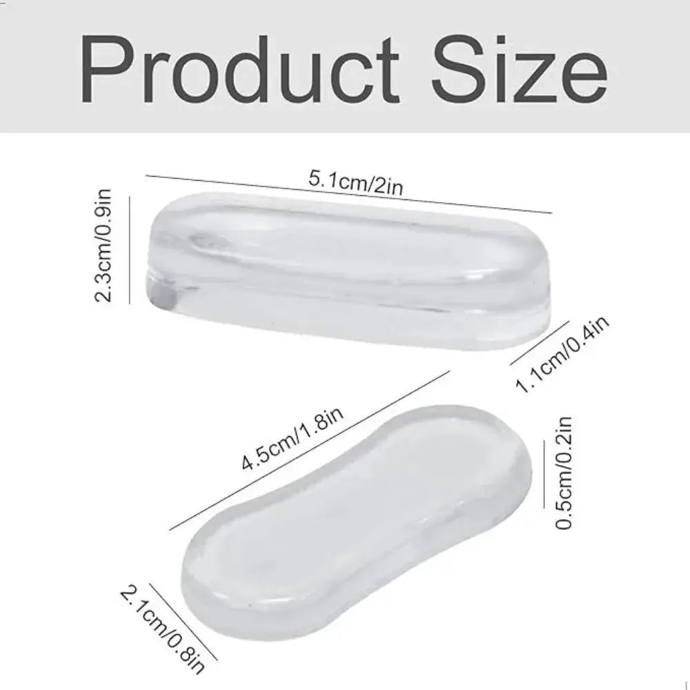 Simples Market 5-pack silicone toilet seat bumpers with strong adhesive, shockproof lid pads.