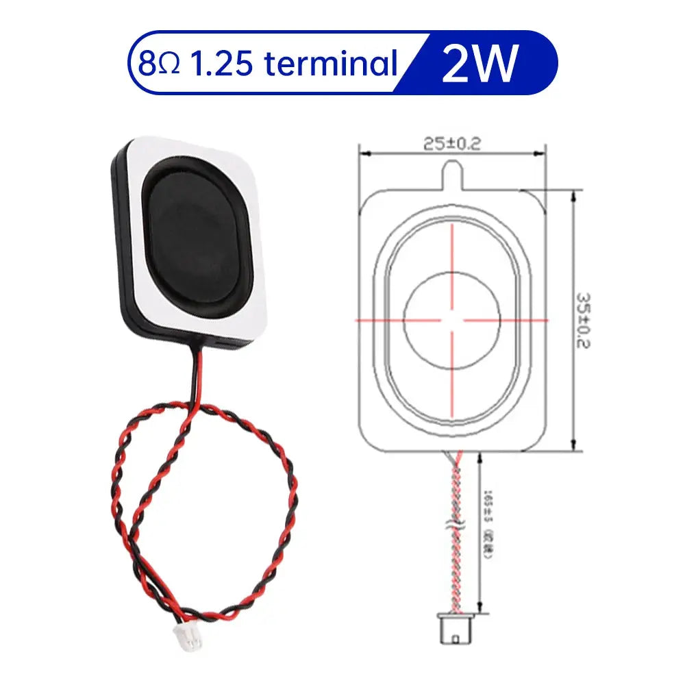 Ultra Thin Box Speaker For Notebook Computer 1 To 10 Pieces 4 Ohm 3W Or 8 Ohm 2W Square Small Cavity Upgrade