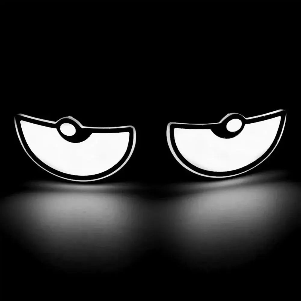Universal car LED Devil Eyes lights, 2 white demon-eye LED headlamps for auto decoration