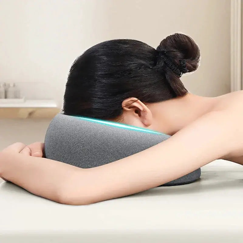 AuraEase Face Down Pillow For Prone Rest Ergonomic Memory Foam With Breathable Comfort And Neck Support