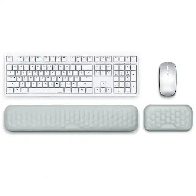ComfyWrist Two In One Memory Foam Keyboard And Mouse Wrist Rest For Ergonomic Support And Better Posture