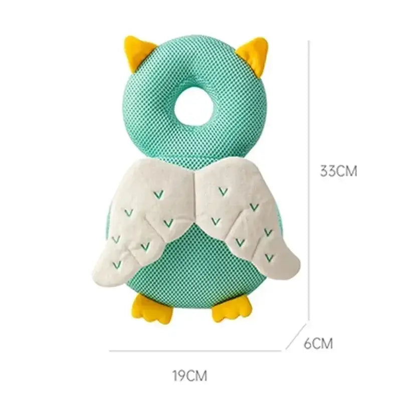Homefish Baby Head Protector Backpack Pillow For Kids 1 To 3 Years Unisex Soft PP Cotton Cartoon Security Cushion