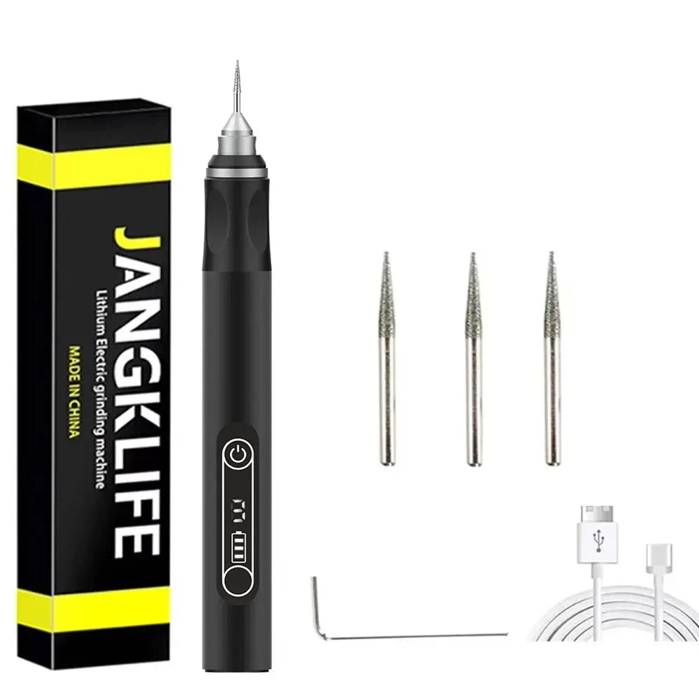 JANGKLIFE Cordless USB Rotary Tool Kit For Woodworking Engraving Jewelry Metal Glass Mini Wireless Drill