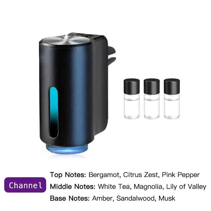 Car Diffuser Purifier Humidifier AI Aromatherapy Ionizer Freshener Essential Oil Diffuser For Vehicles