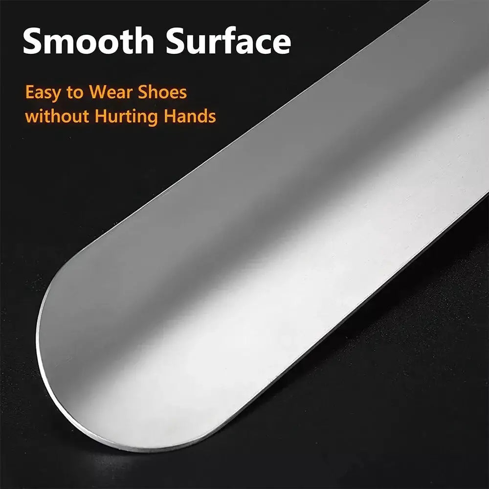 Simples Market stainless steel shoe horn, 42/52 cm, smooth surface
