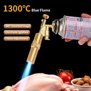 Resistland Flame Gun Butane Blowtorch With Auto Ignition Aluminum For Cooking Soldering Outdoor Use And Metal Melting