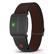 COOSPO HW9 Armband Heart Rate Monitor with HR Zones for Peloton Zwift and Wahoo BLE Five Zero ANT Plus