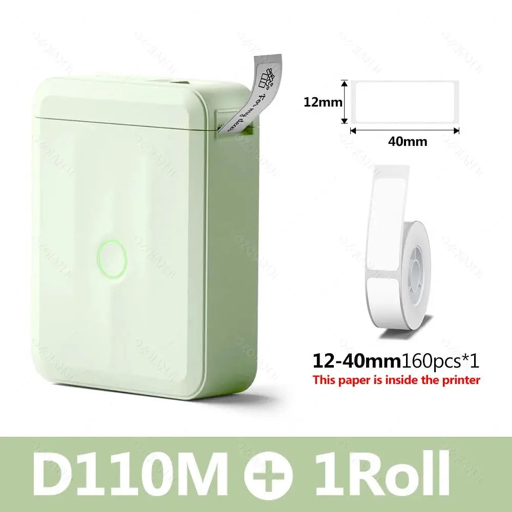 Niimbot D110 Smart Portable Direct Thermal Label Printer With Wireless