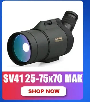 SVBONY SV28 spotting scope monocular with powerful zoom, black waterproof FMC BAK4 optics